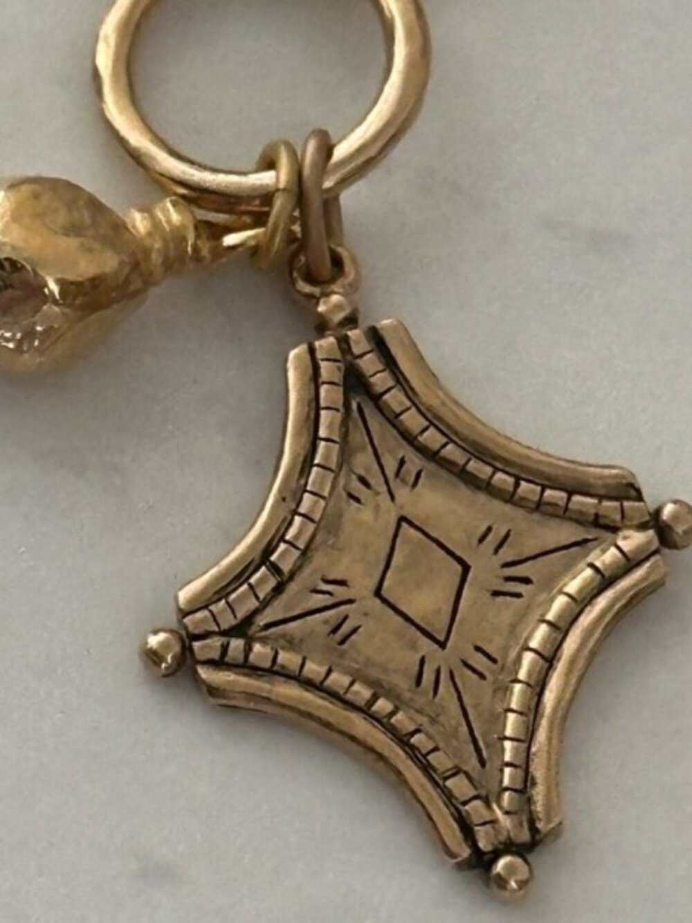 Free People Multi Strand Layered Pendant Necklace - Picture 3 of 9